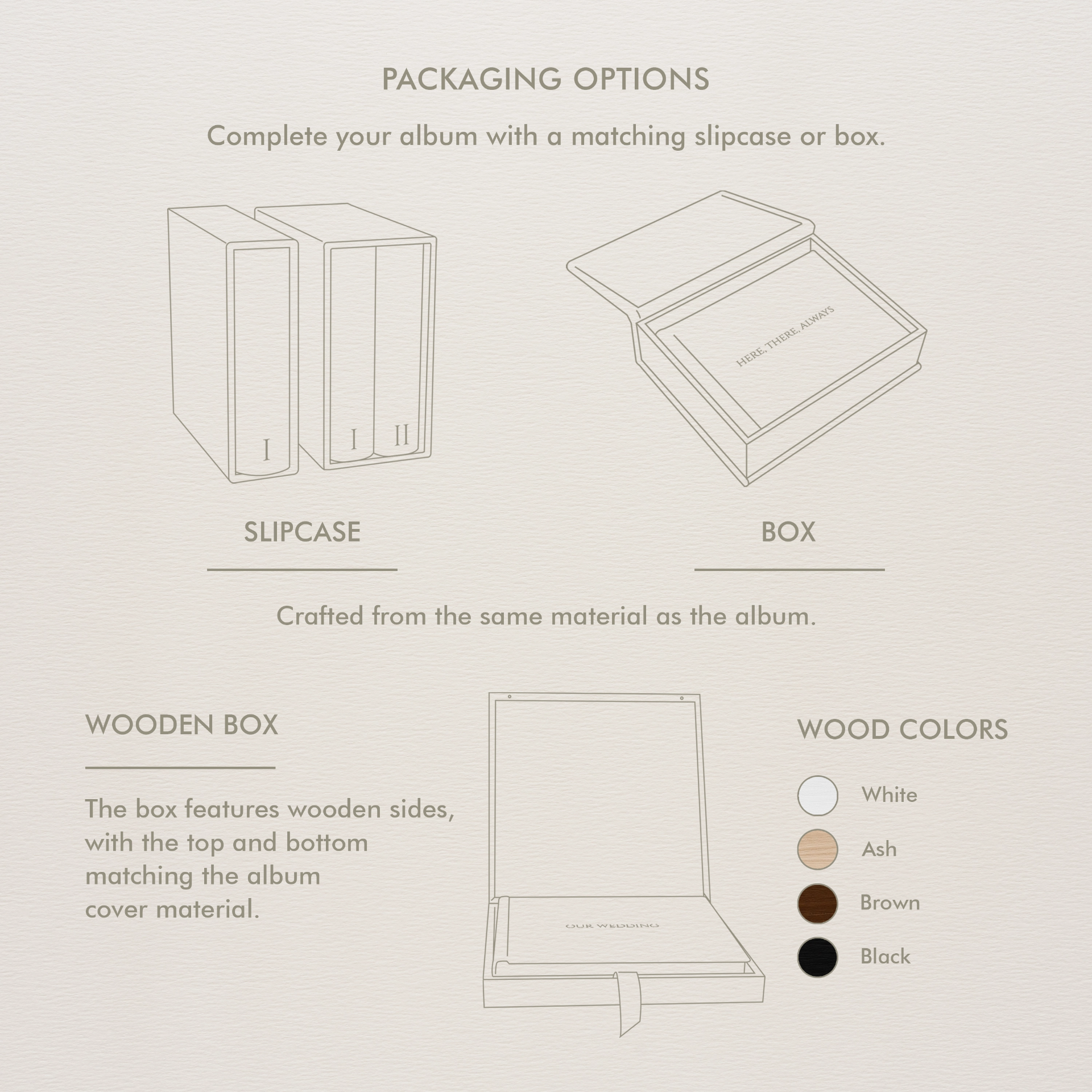 Eco Leather Lay Flat Photo Album, Photo Window - Image 7