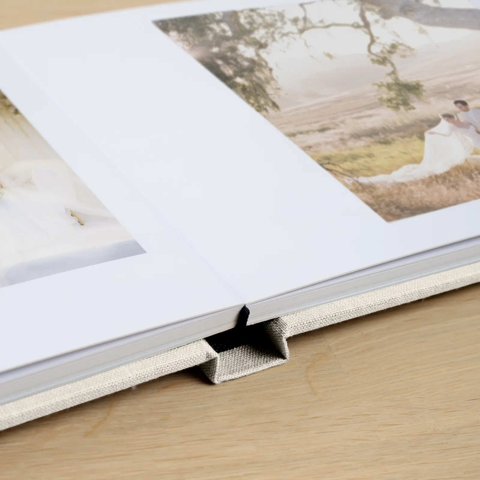 Linen Lay Flat Photo Album - Image 5