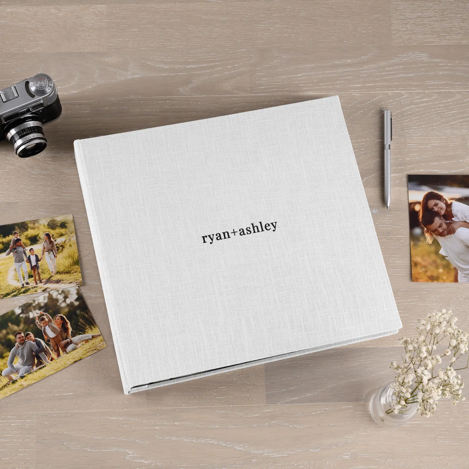 Linen Slip In Photo Album for 120-1200 4x6 Photos