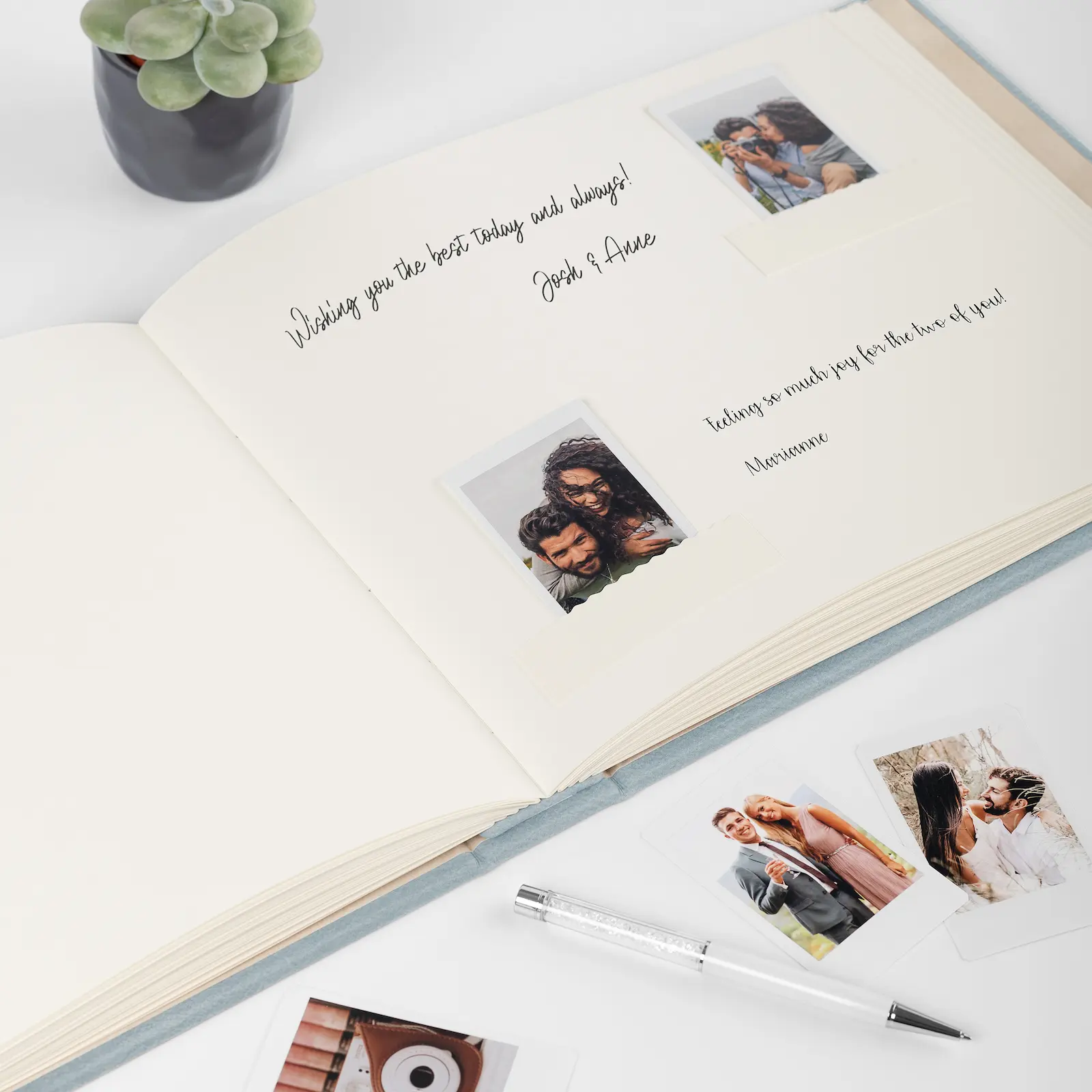 Leather Wedding Guest Book - Image 2