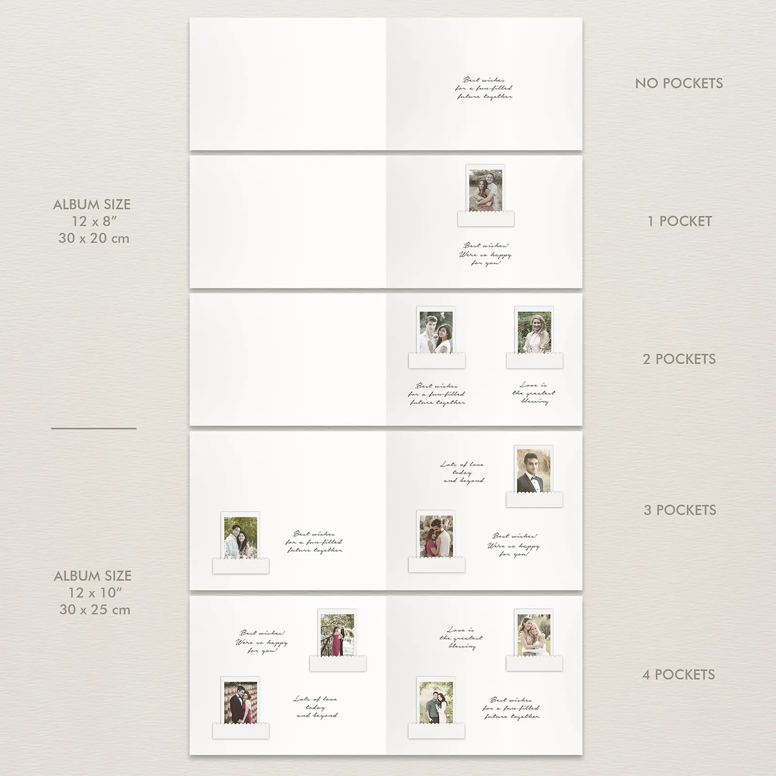 Velvet Wedding Guest Book W155 - Image 6