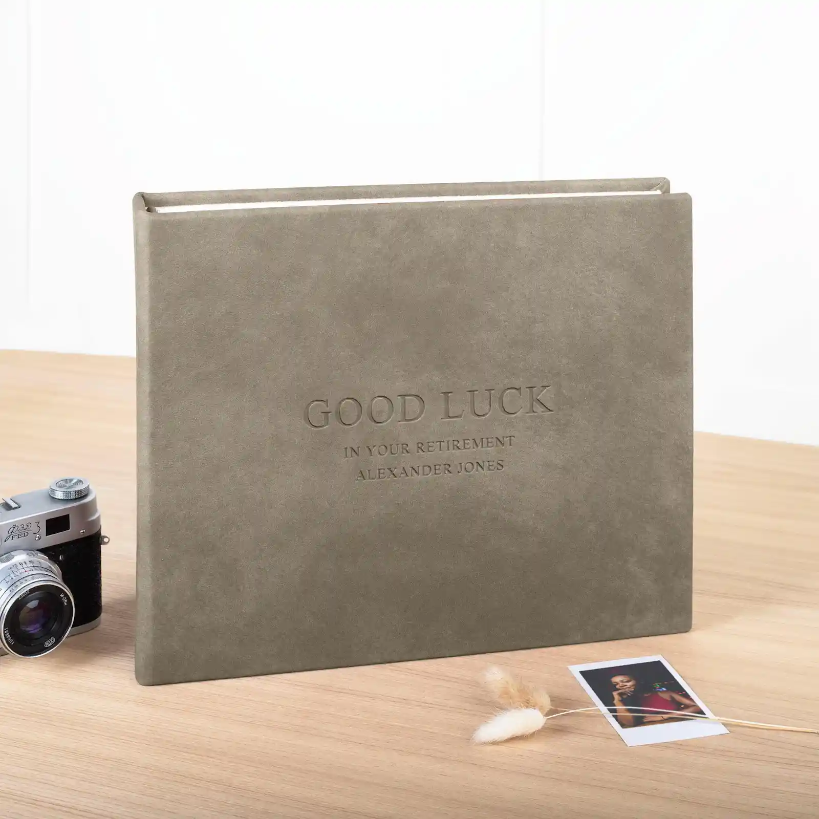 Leather Retirement Book