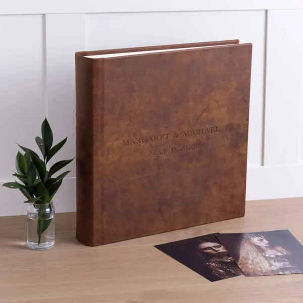 Leather Slip In Photo Album for 200 4x6 or 5x7 Photos