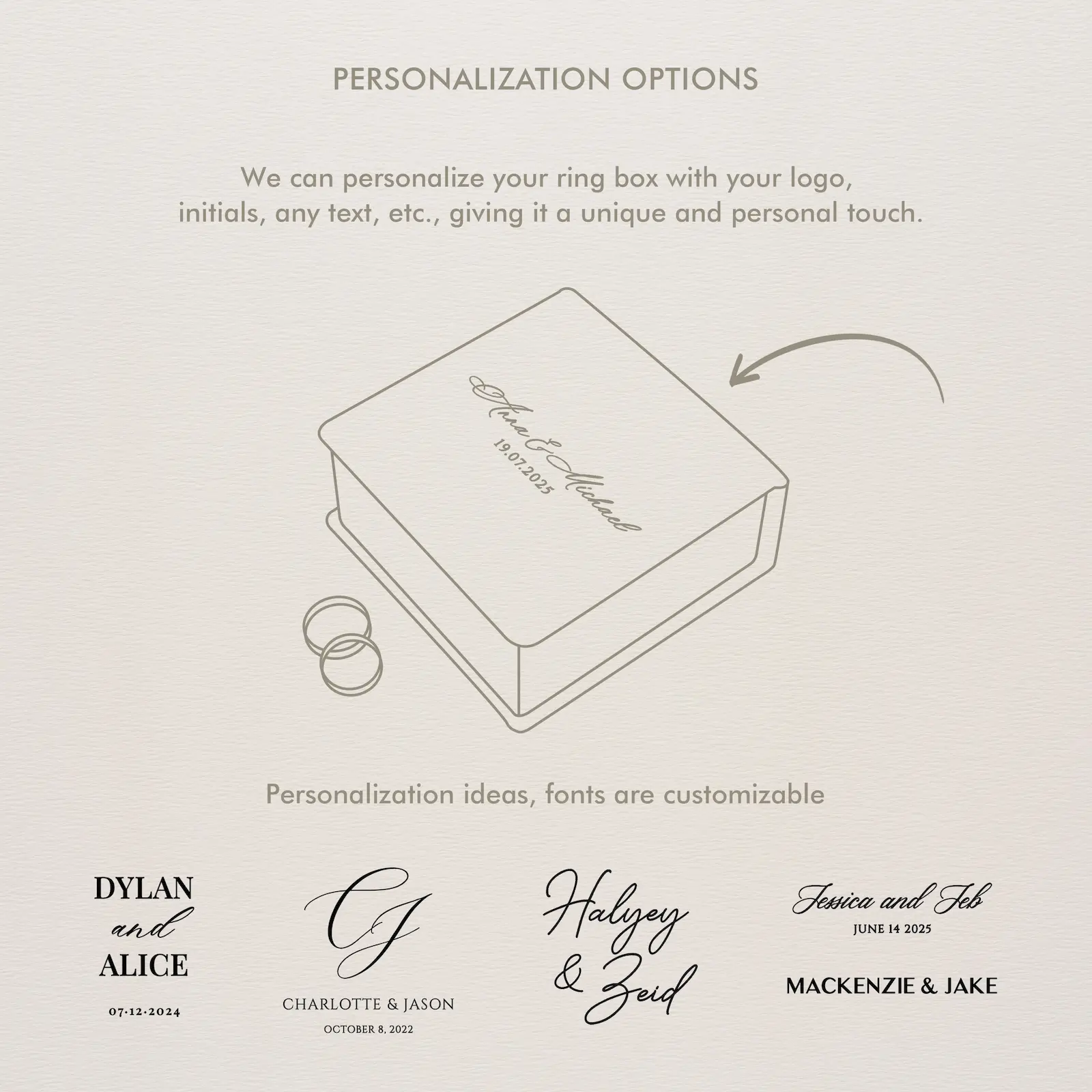 Velvet Ring Bearer Box - Image 7