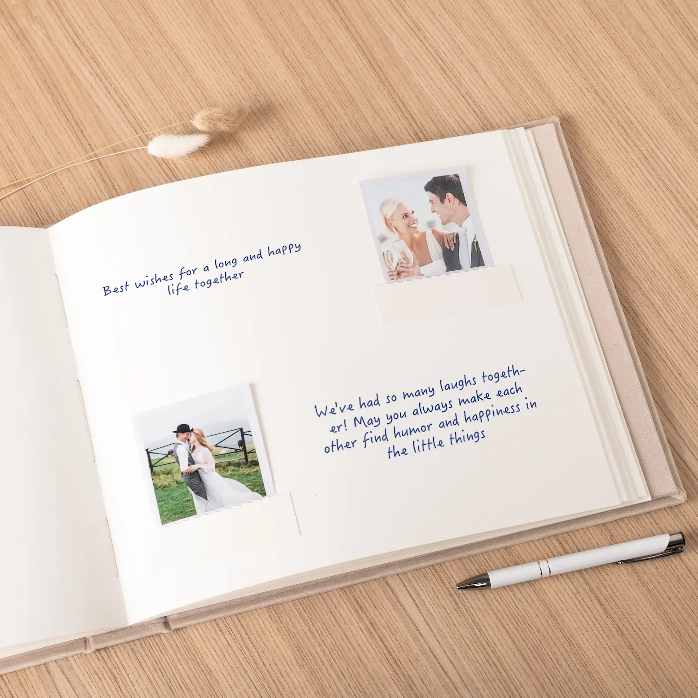 Velvet Wedding Guest Book - Image 2