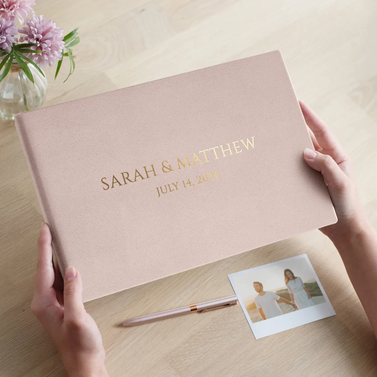 Macau Soft Wedding Guest Book - Image 4