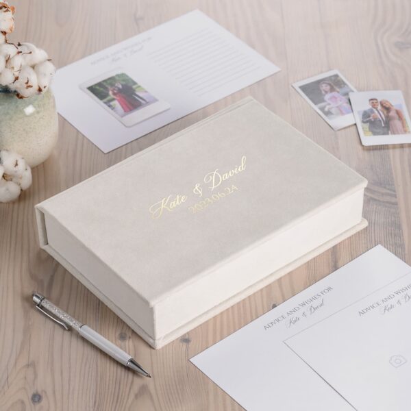 Velvet Box  + Wedding Advice Cards