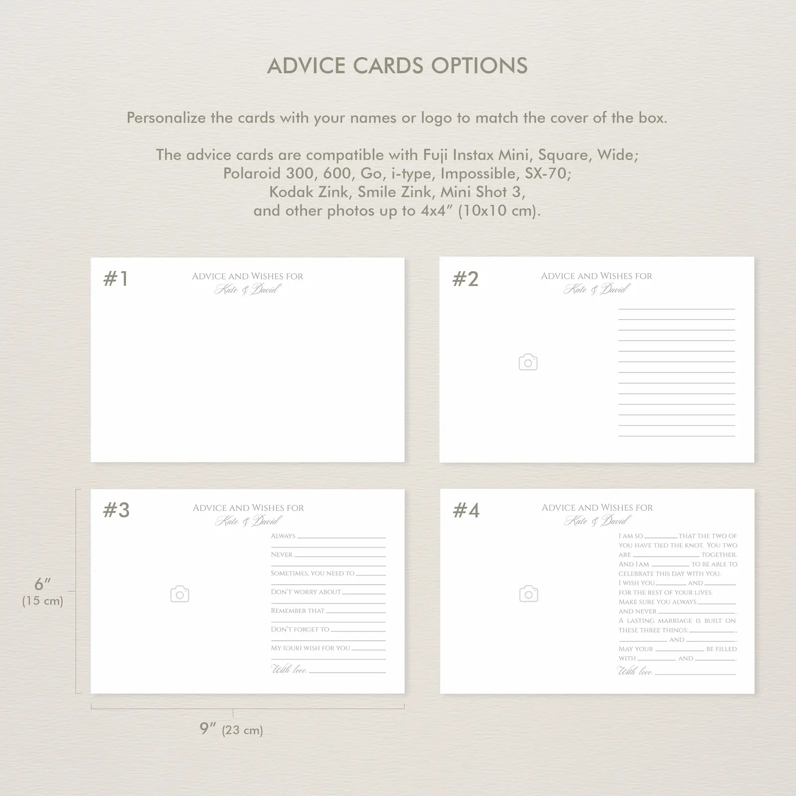 Velvet Box  + Wedding Advice Cards - Image 8