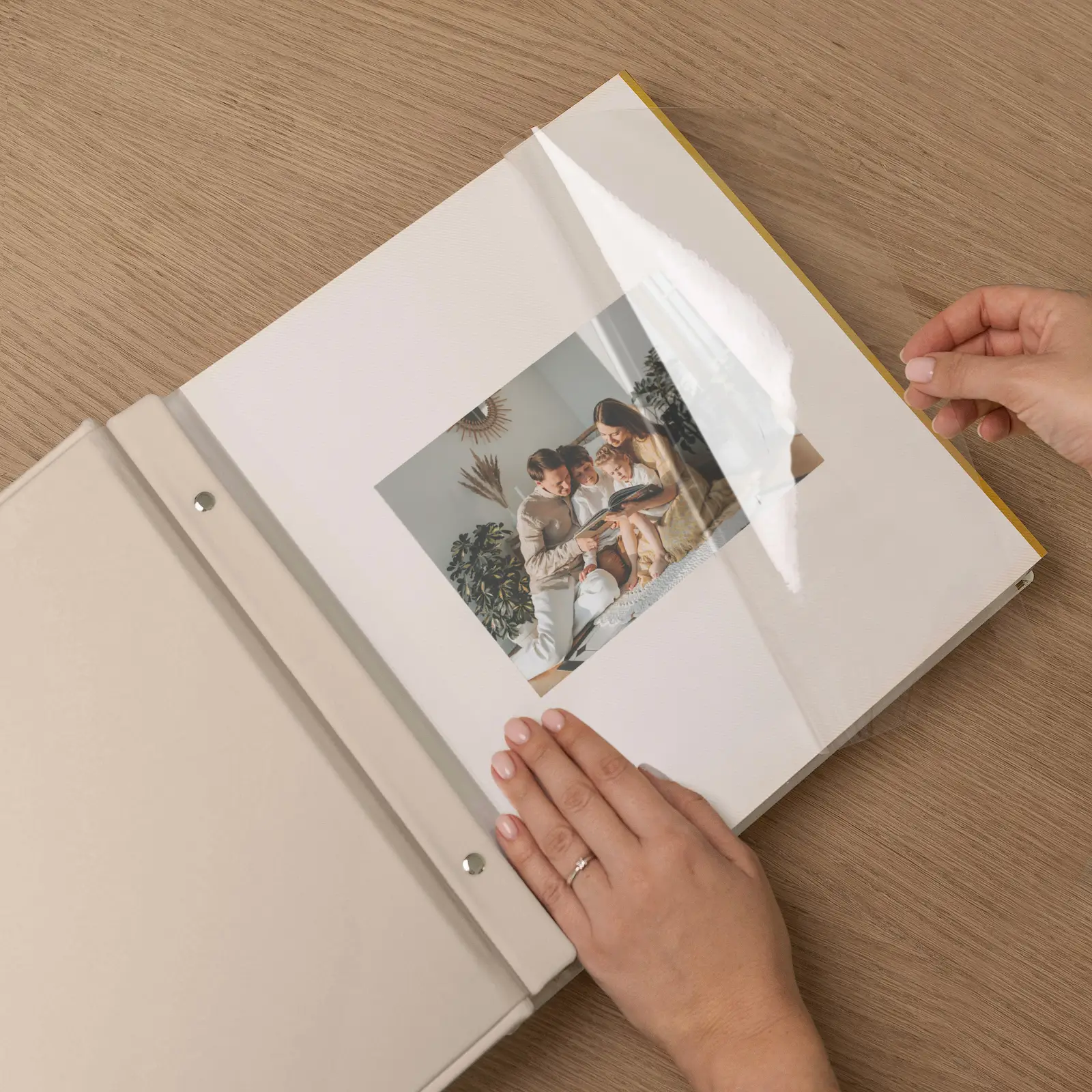 Velvet Self Adhesive Photo Album, Photo Window, Design M85 - Image 4