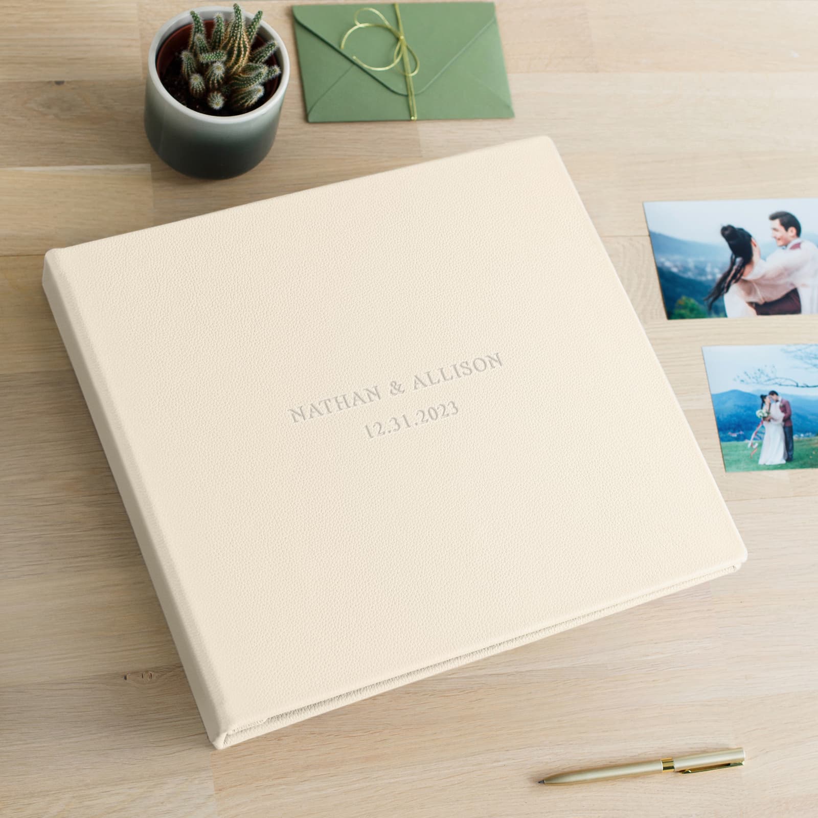 Leather Slip In Photo Album for 120-1200 4x6 Photos - Image 2