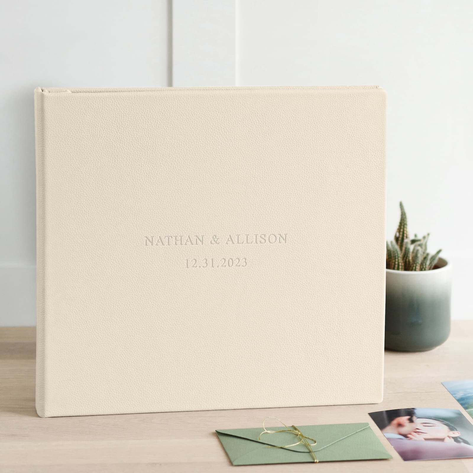 Leather Slip In Photo Album for 120-1200 4x6 Photos - Image 3