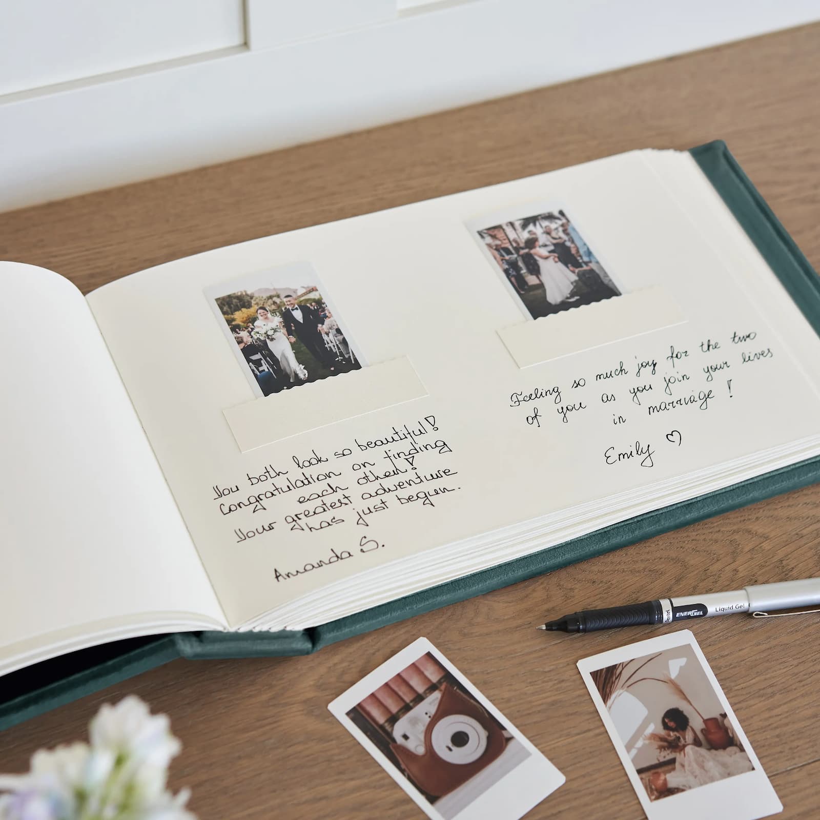 Velvet Wedding Guest Book - Image 2