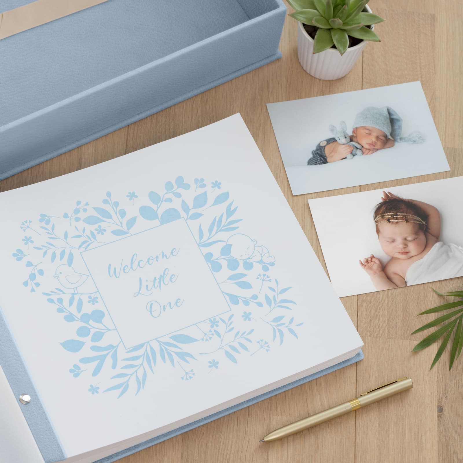 Leather Baby Photo Book - Image 2