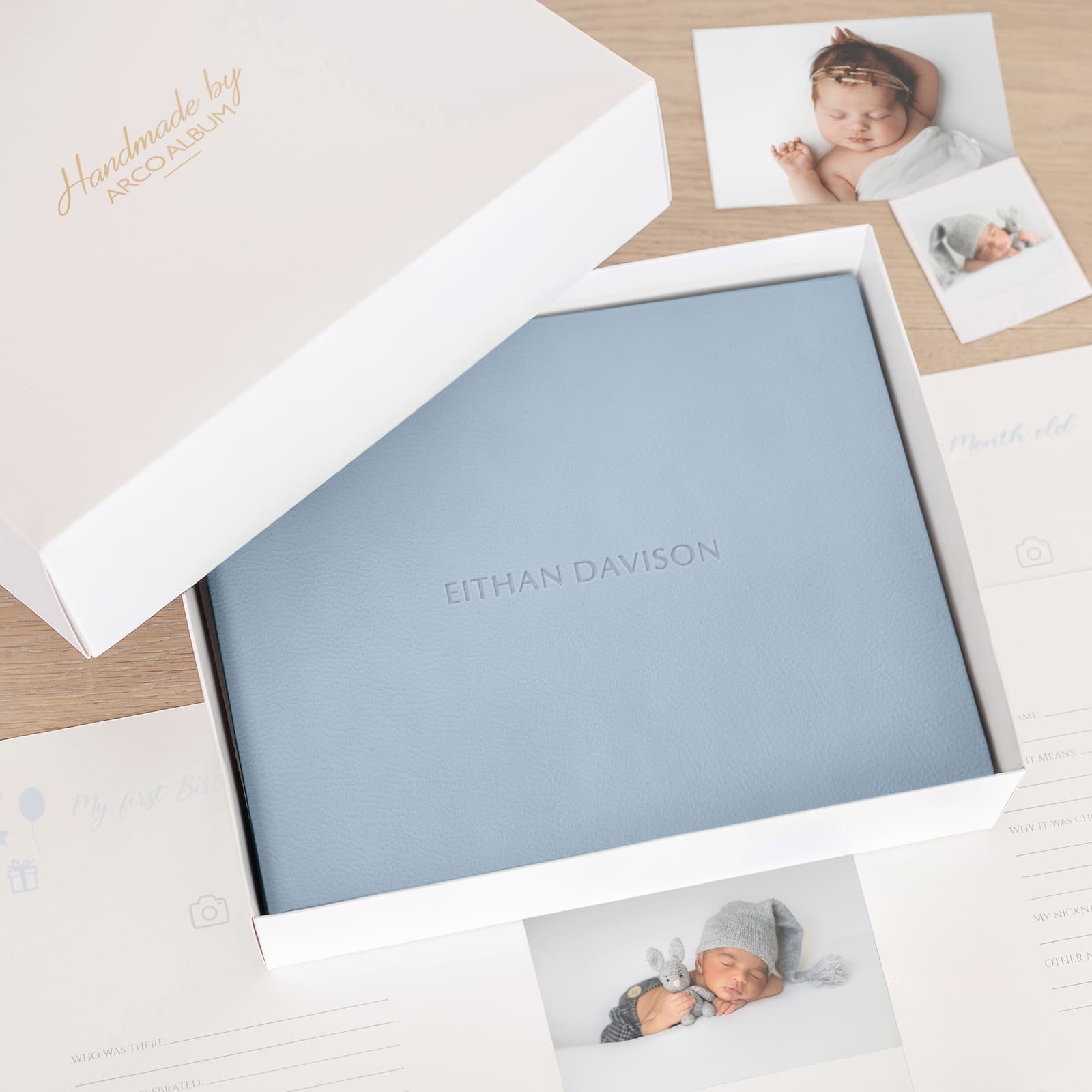 Leather Baby Photo Book - Image 4