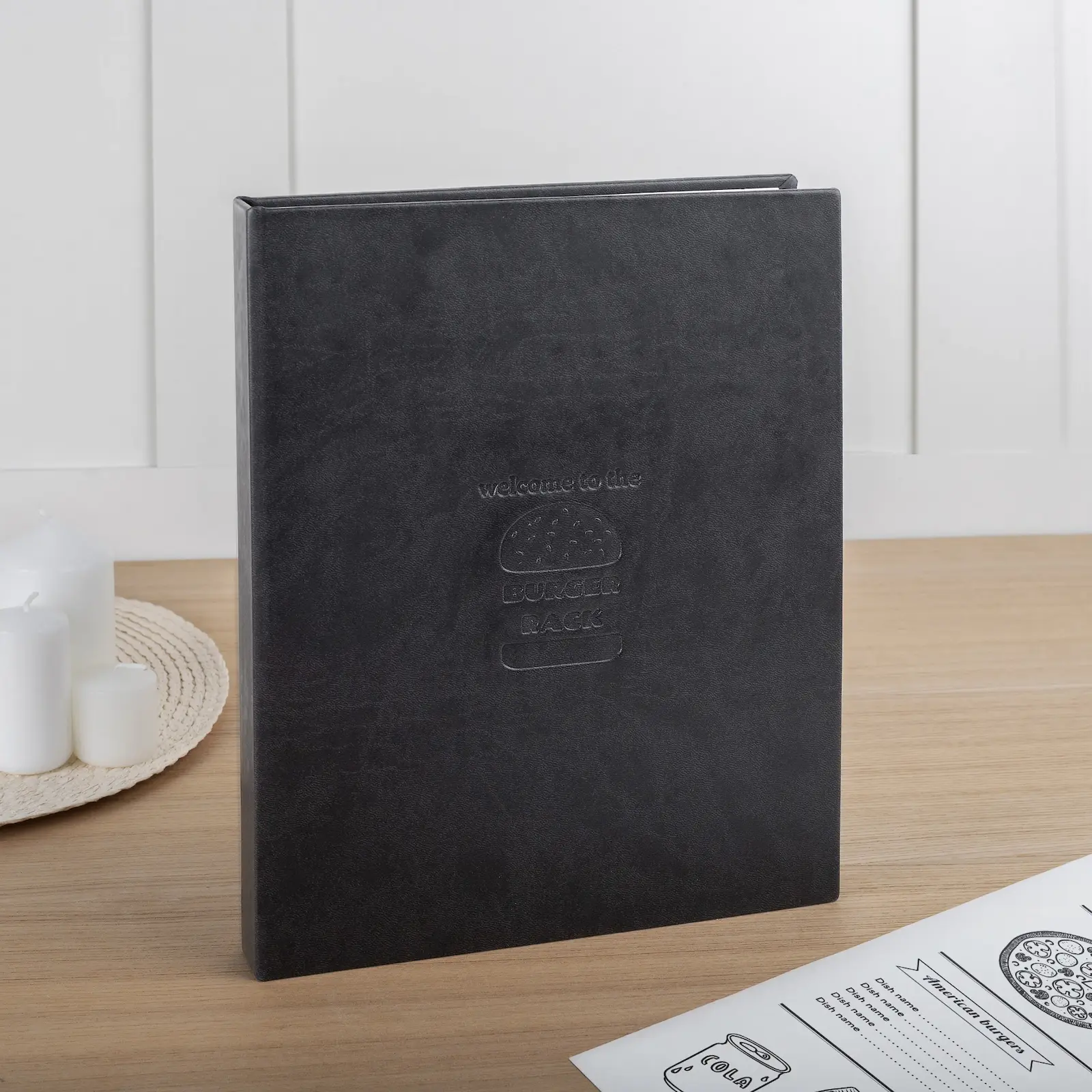Eco Leather Menu Book #2 - Image 4