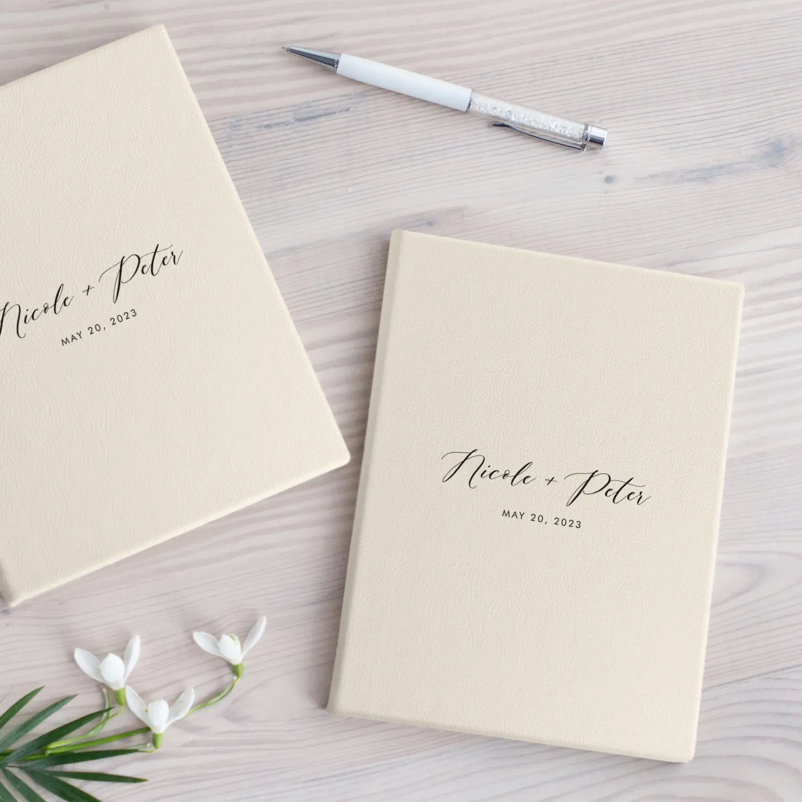 Eco Leather Vow Book UV