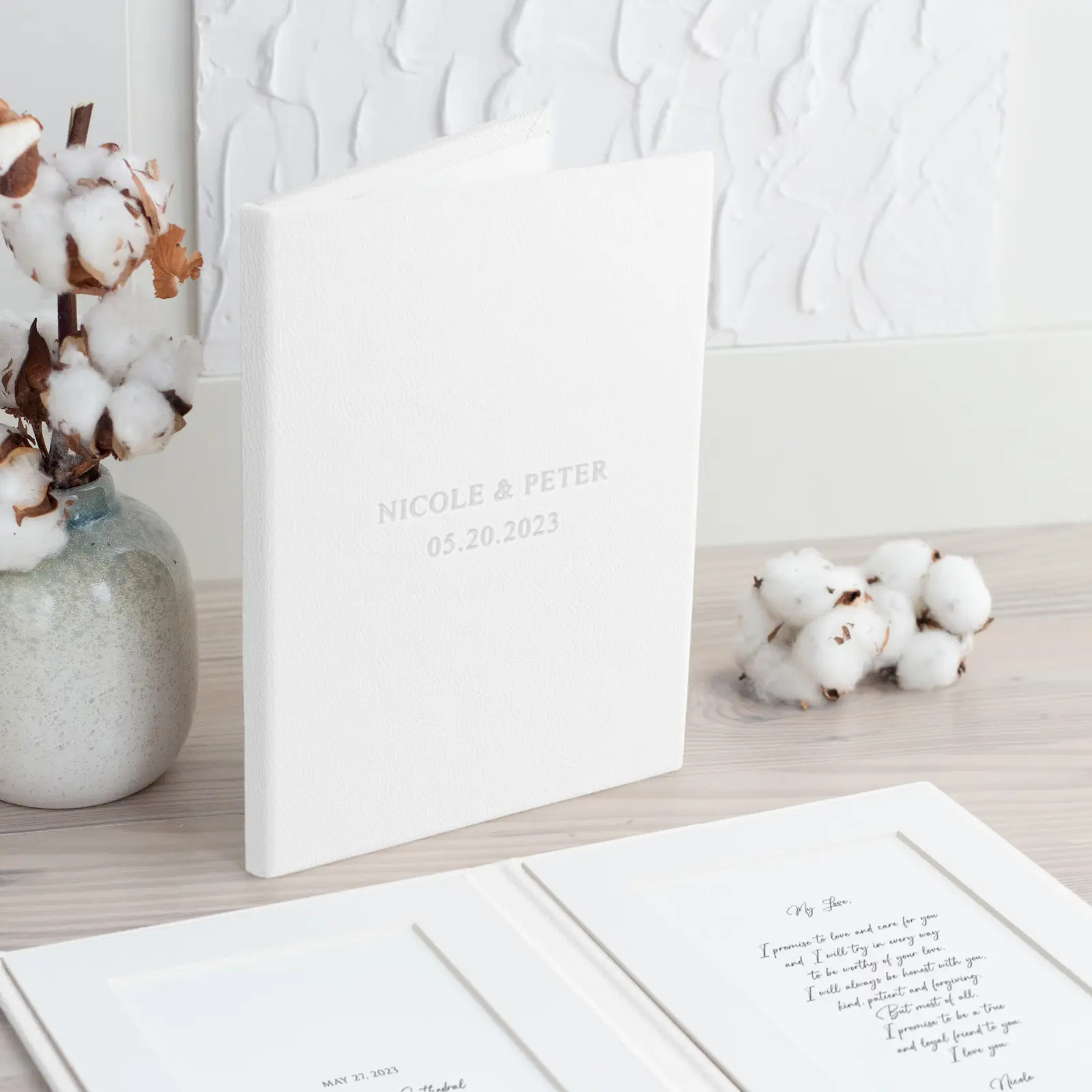 Leather Vow Book