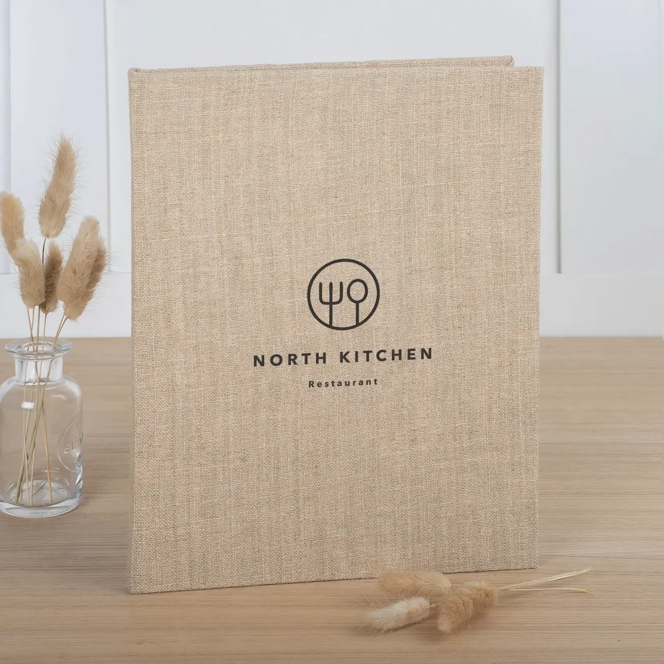 Custom Linen Menu Book - Image 5