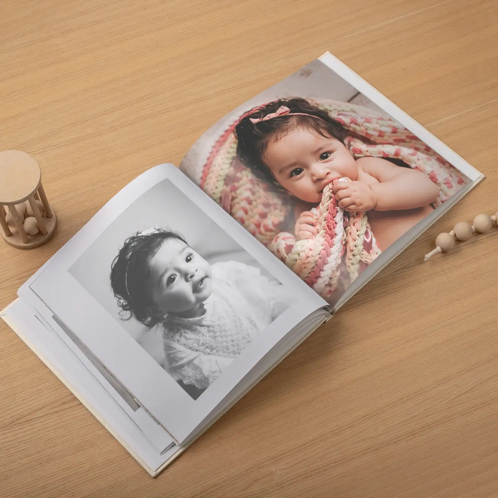 Eco Leather Hard Cover Baby Photo Book - Image 5