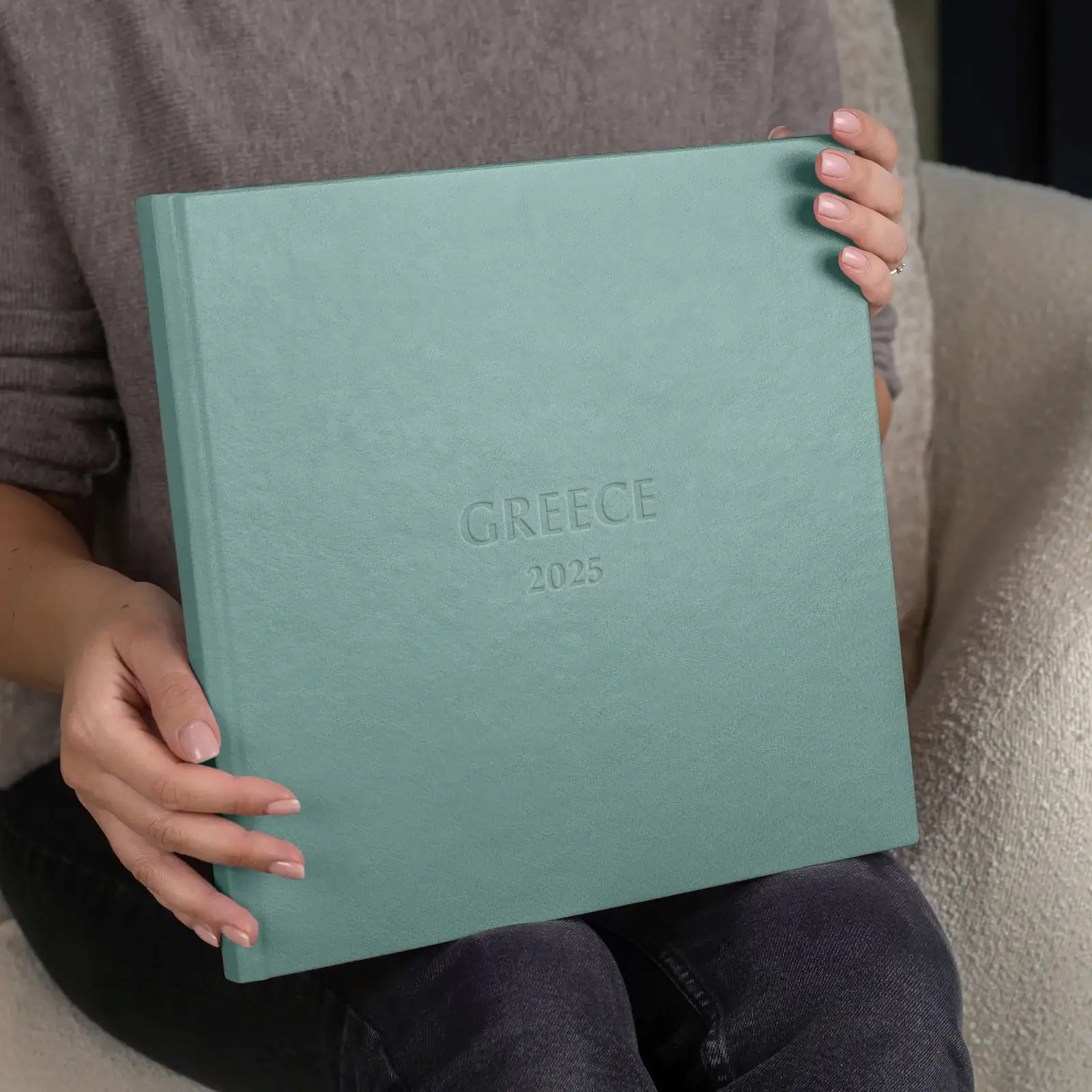 Eco Leather Hard Cover Travel Photo Book - Image 4