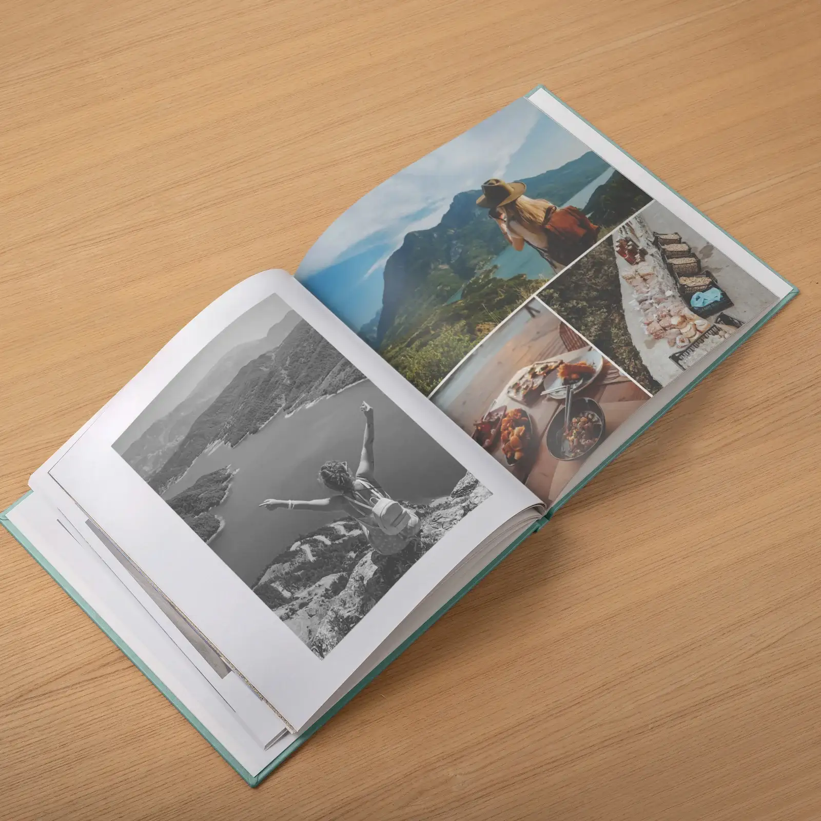 Eco Leather Hard Cover Travel Photo Book - Image 5