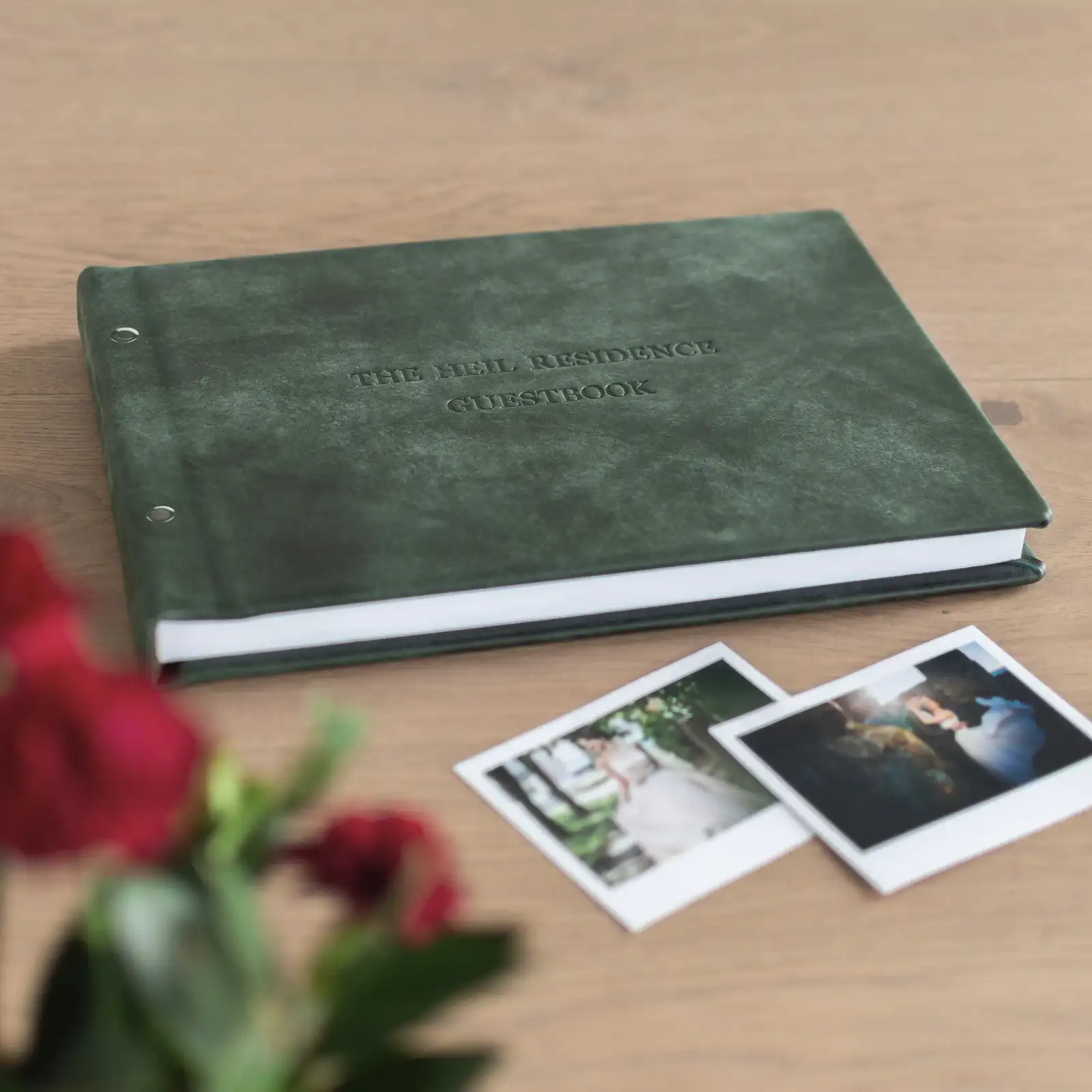 Leather Wedding Guest Book - Image 3