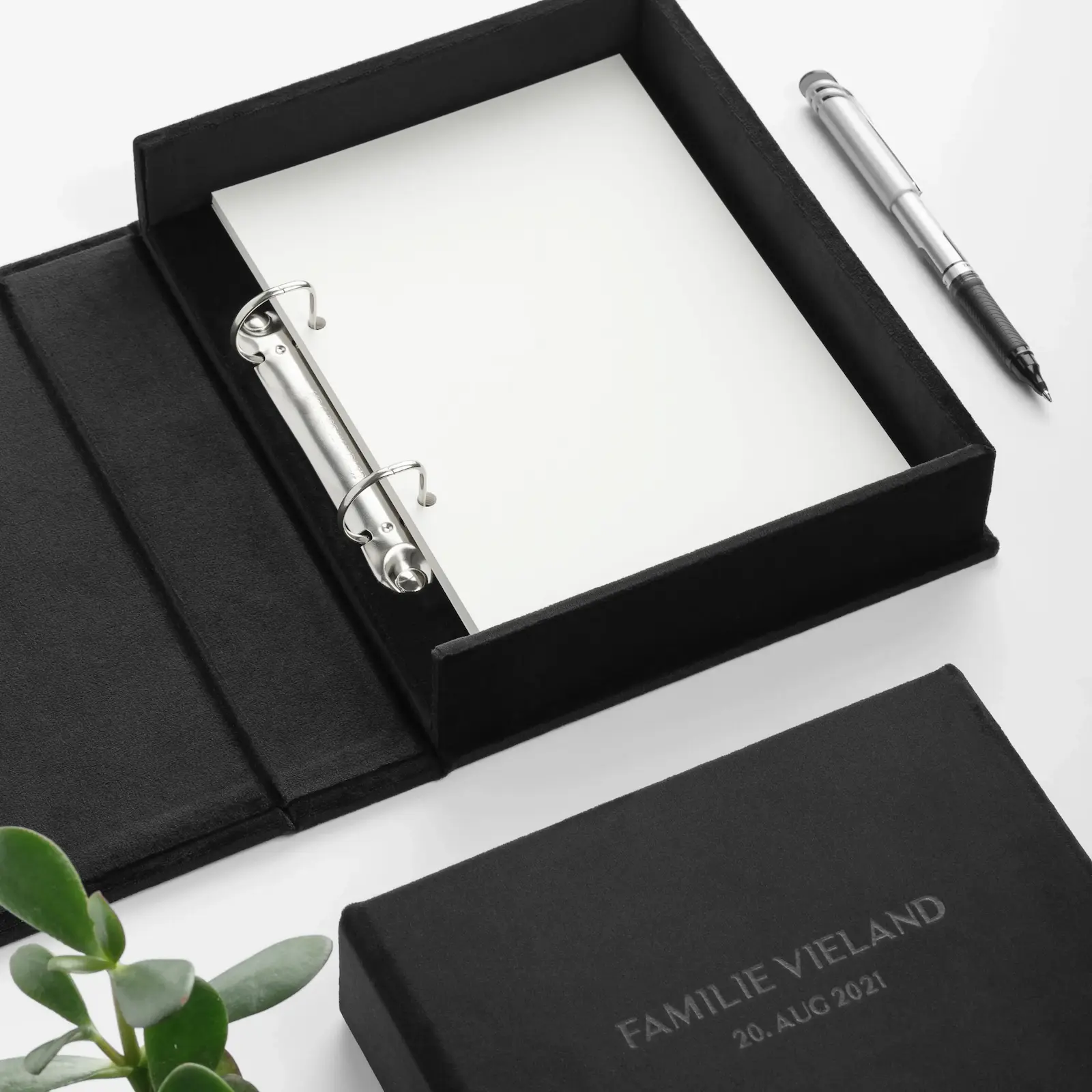 Velvet Ring Binder Box