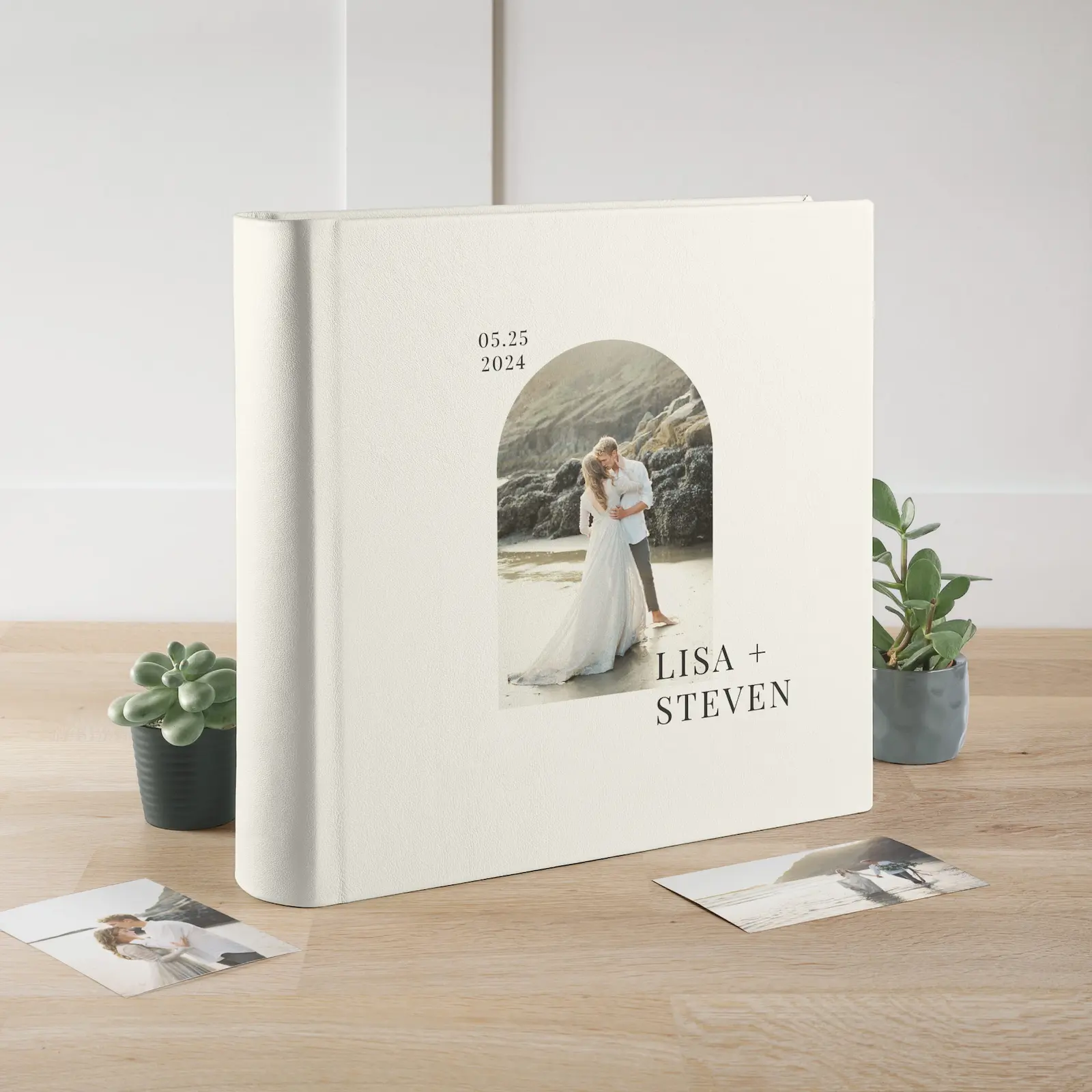 Leather Traditional Photo Album, Design #W102 UV