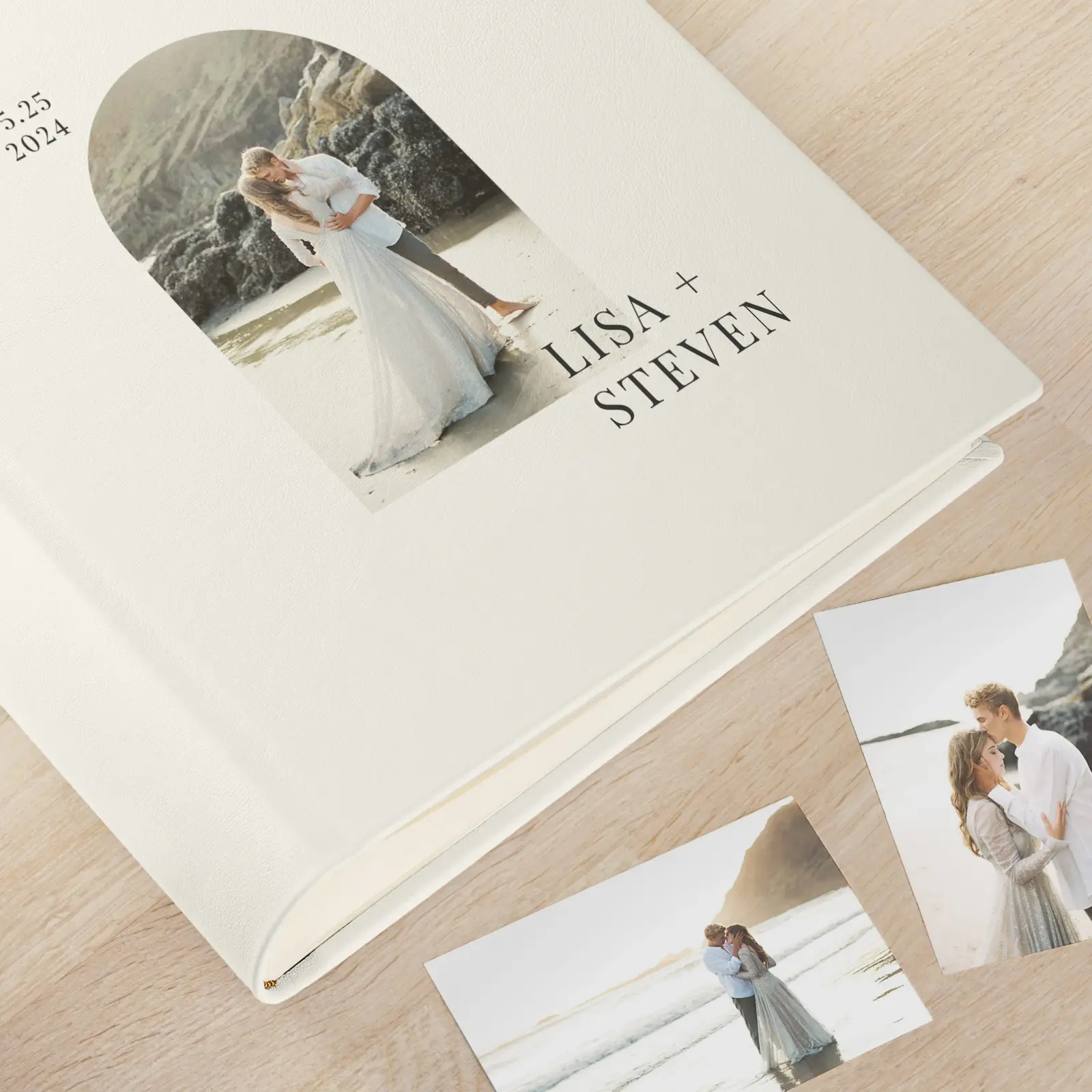 Leather Traditional Photo Album, Design #W102 UV - Image 2