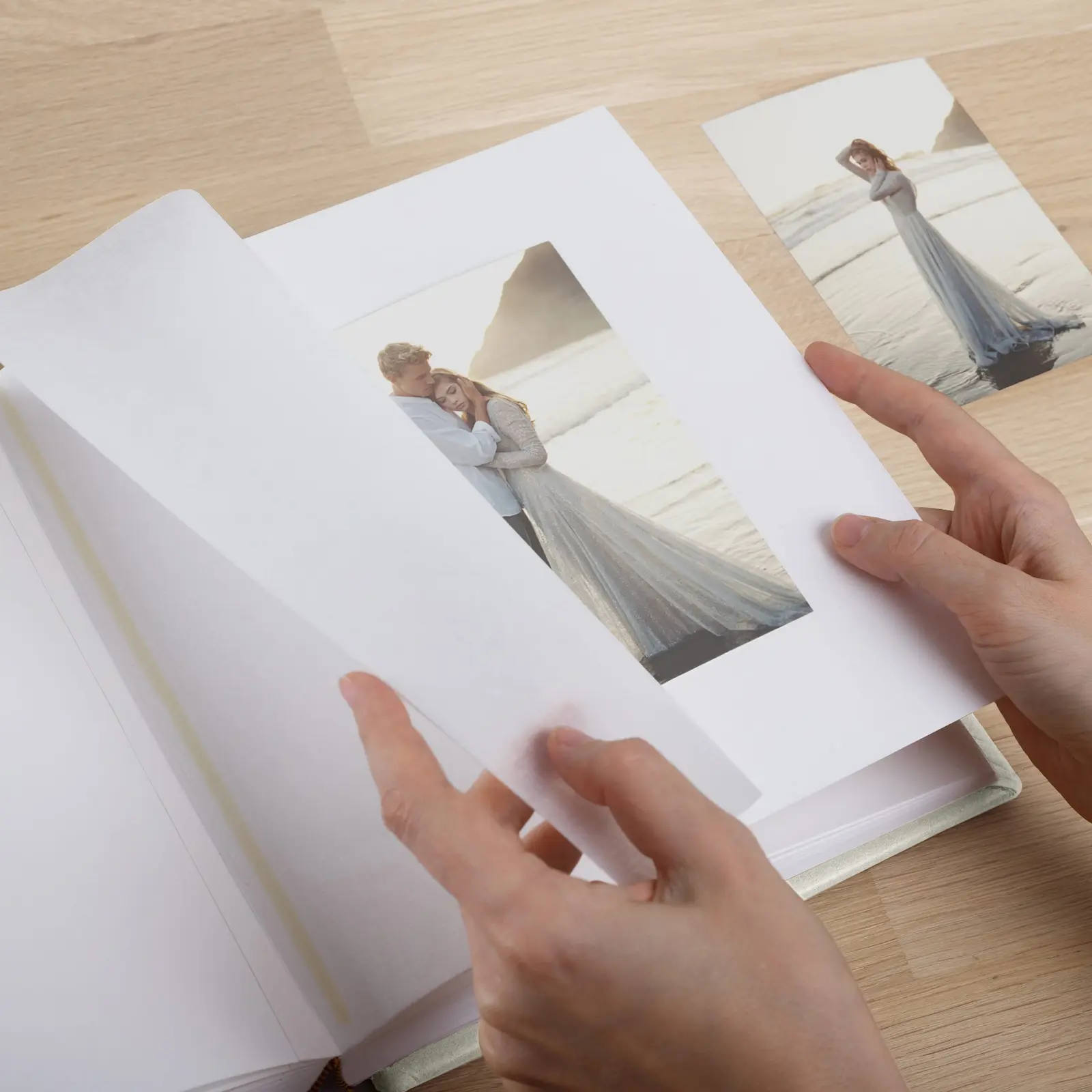Leather Traditional Photo Album, Design #W102 UV - Image 3
