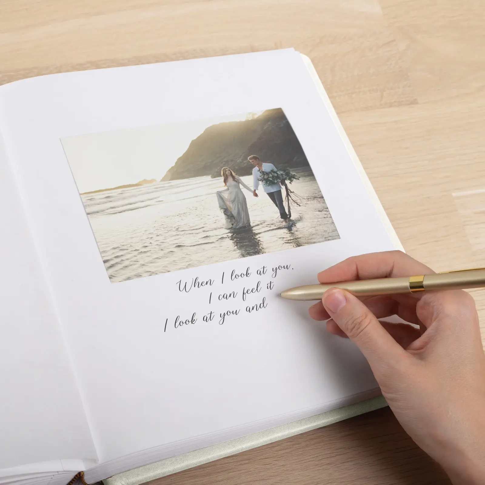 Leather Traditional Photo Album, Design #W102 UV - Image 4