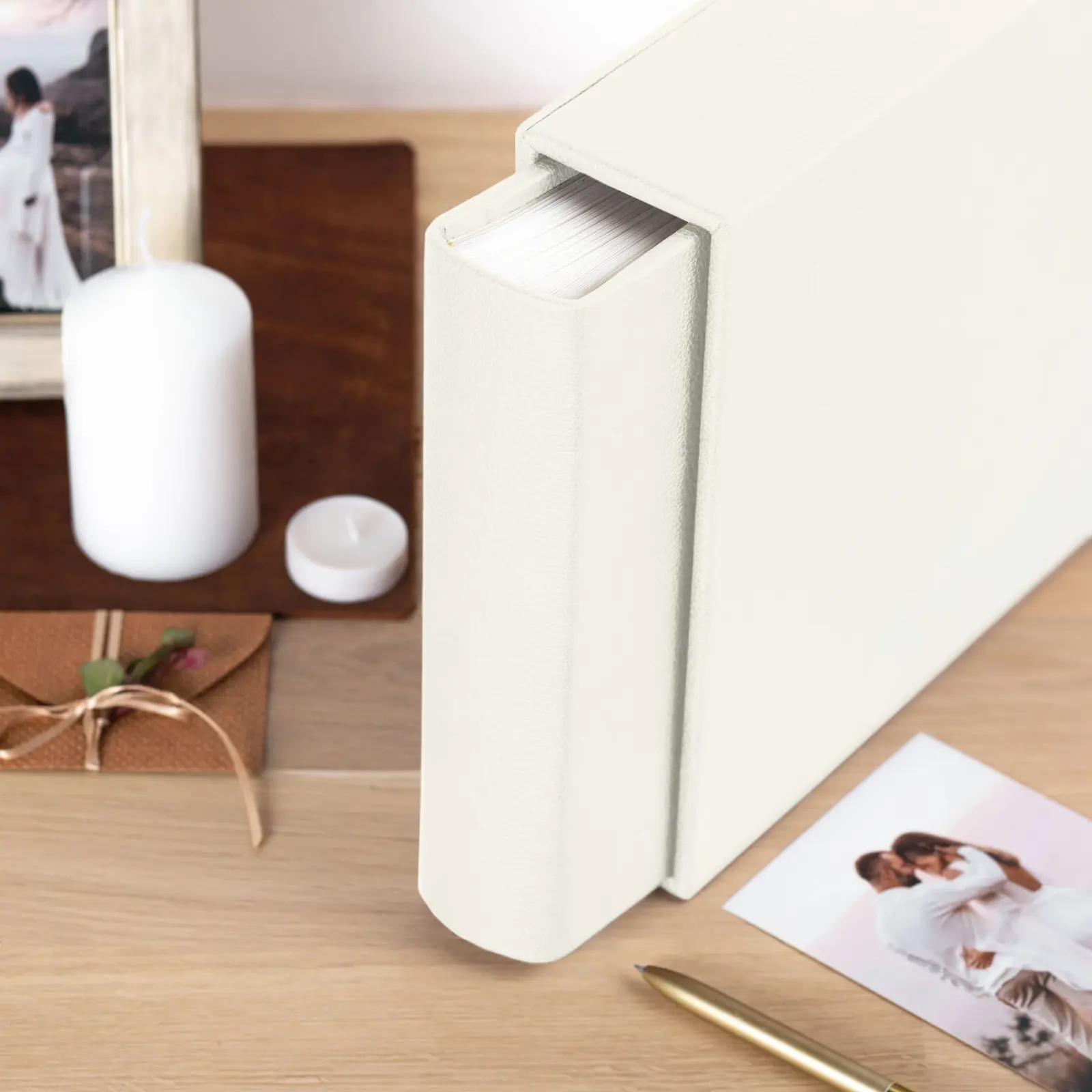 Leather Traditional Photo Album, Design #W102 UV - Image 5