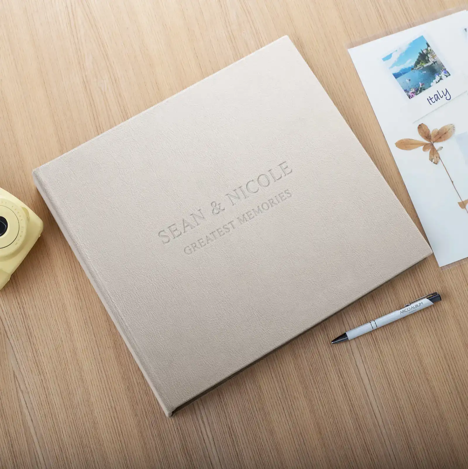 Eco Leather Screw-Bound Scrapbook 12x12" - Image 3