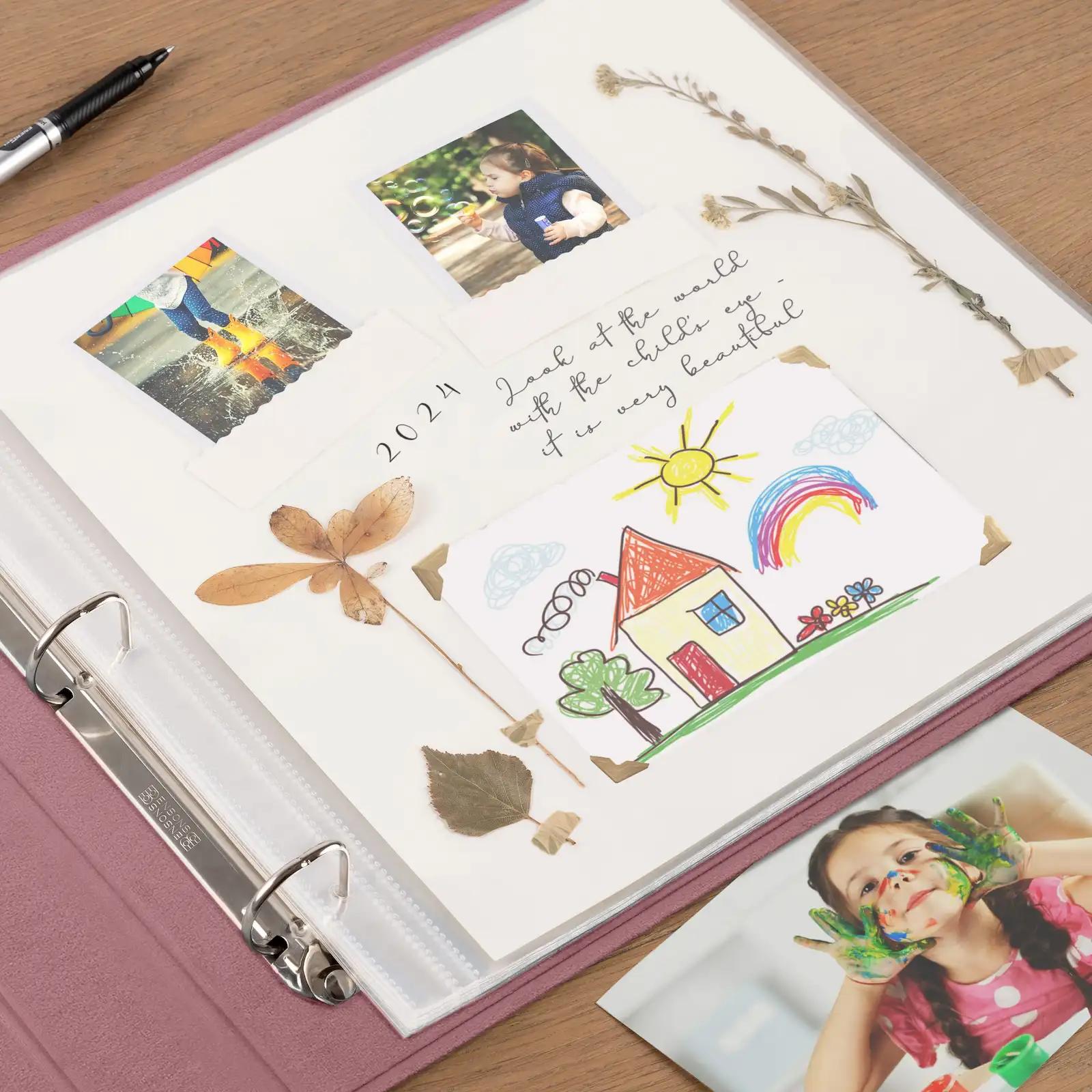 Velvet Self-Adhesive Ring Binder - Image 4