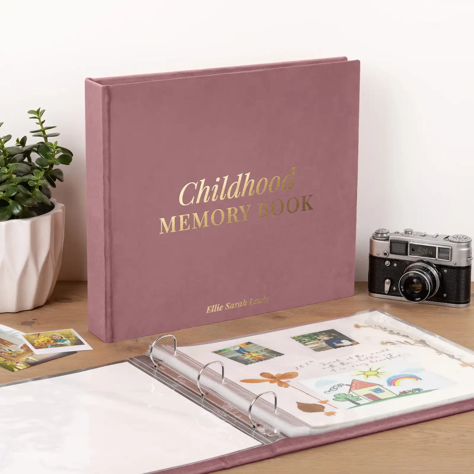 Velvet Self-Adhesive Ring Binder - Image 2