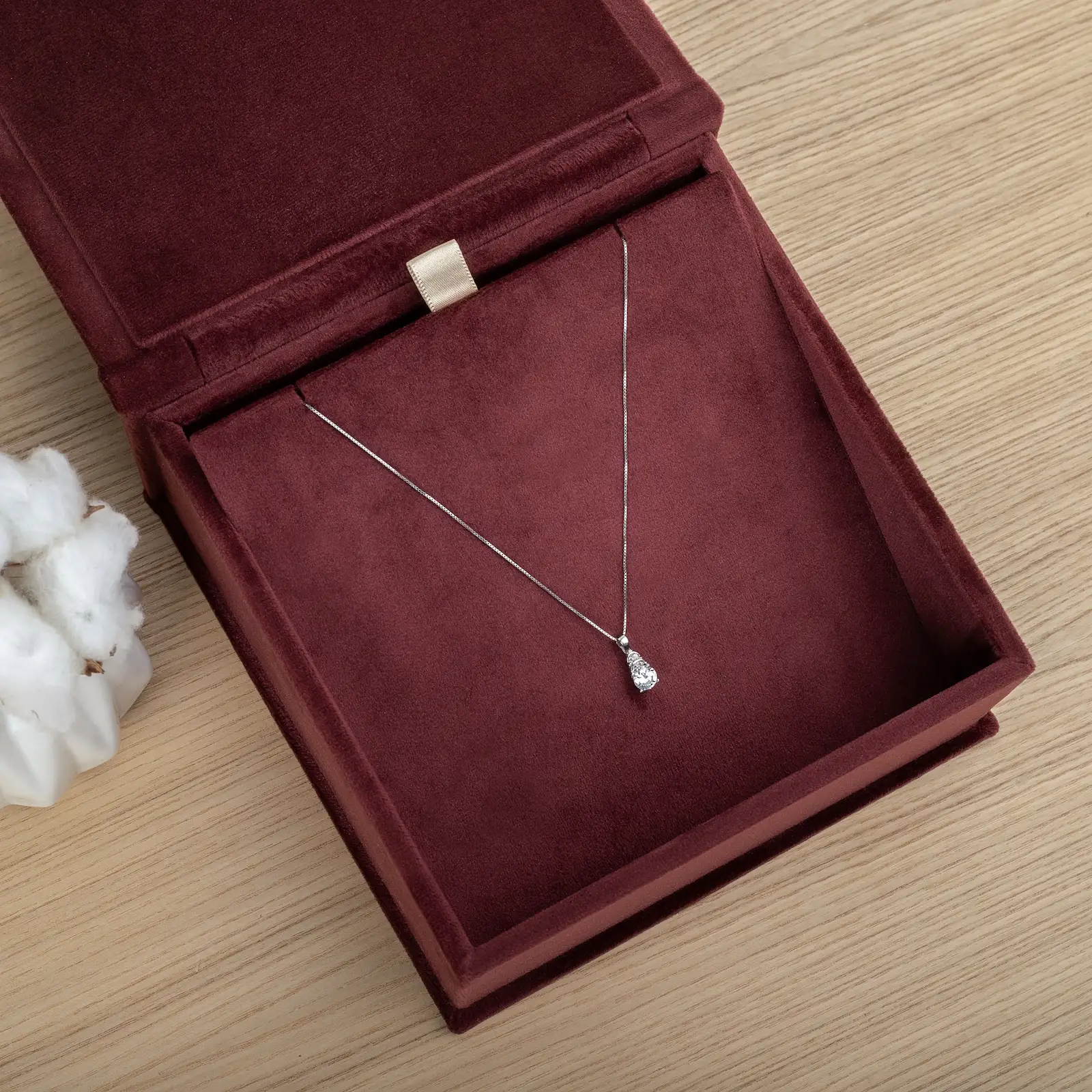 Velvet Necklace & Bracelet Gift Box - Image 3