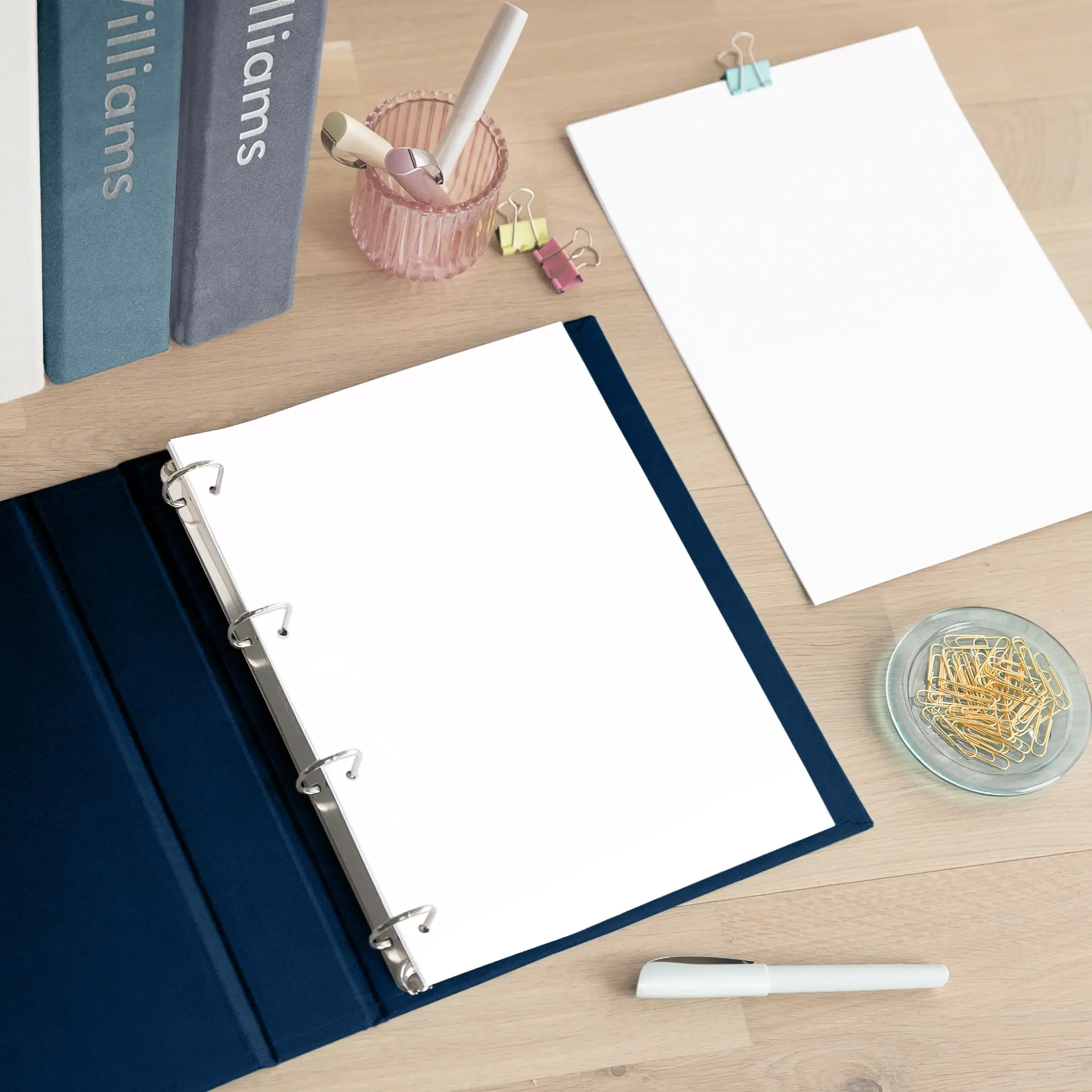 Velvet Ring Binder with Slipcase - Image 3