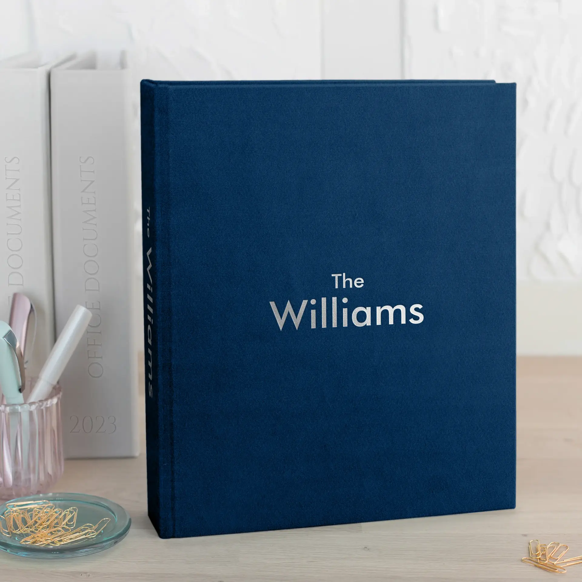 Velvet Ring Binder with Slipcase - Image 4
