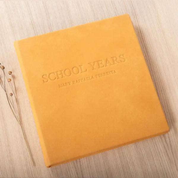 Leather Baby Slip In Photo Album for 8x10 Photos