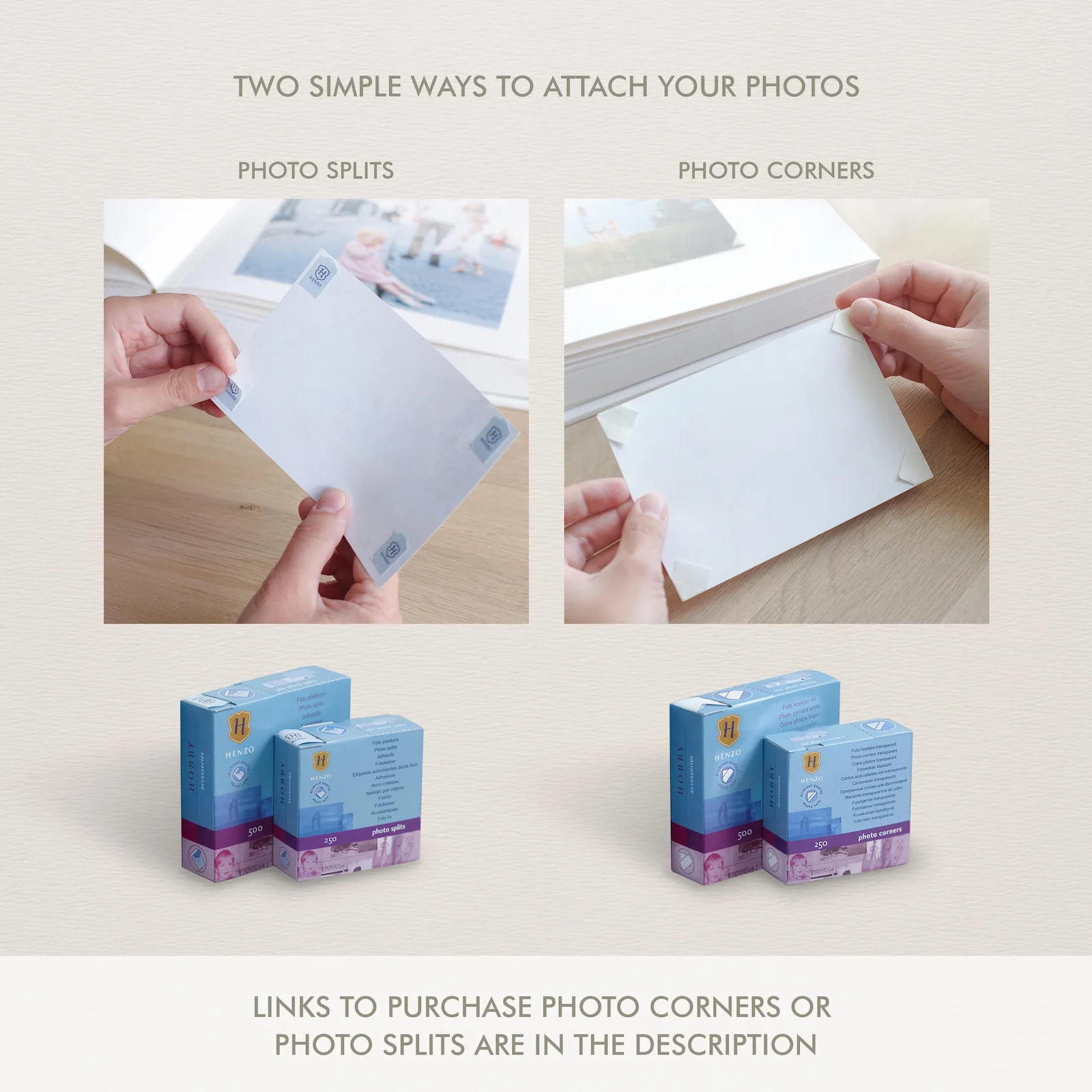 Linen Traditional Photo Album - Image 11