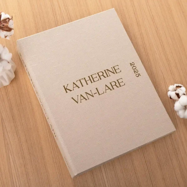 Linen Slip In Photo Album for 8x12 Photos