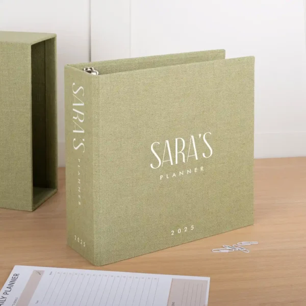 Linen Ring Binder with Slipcase